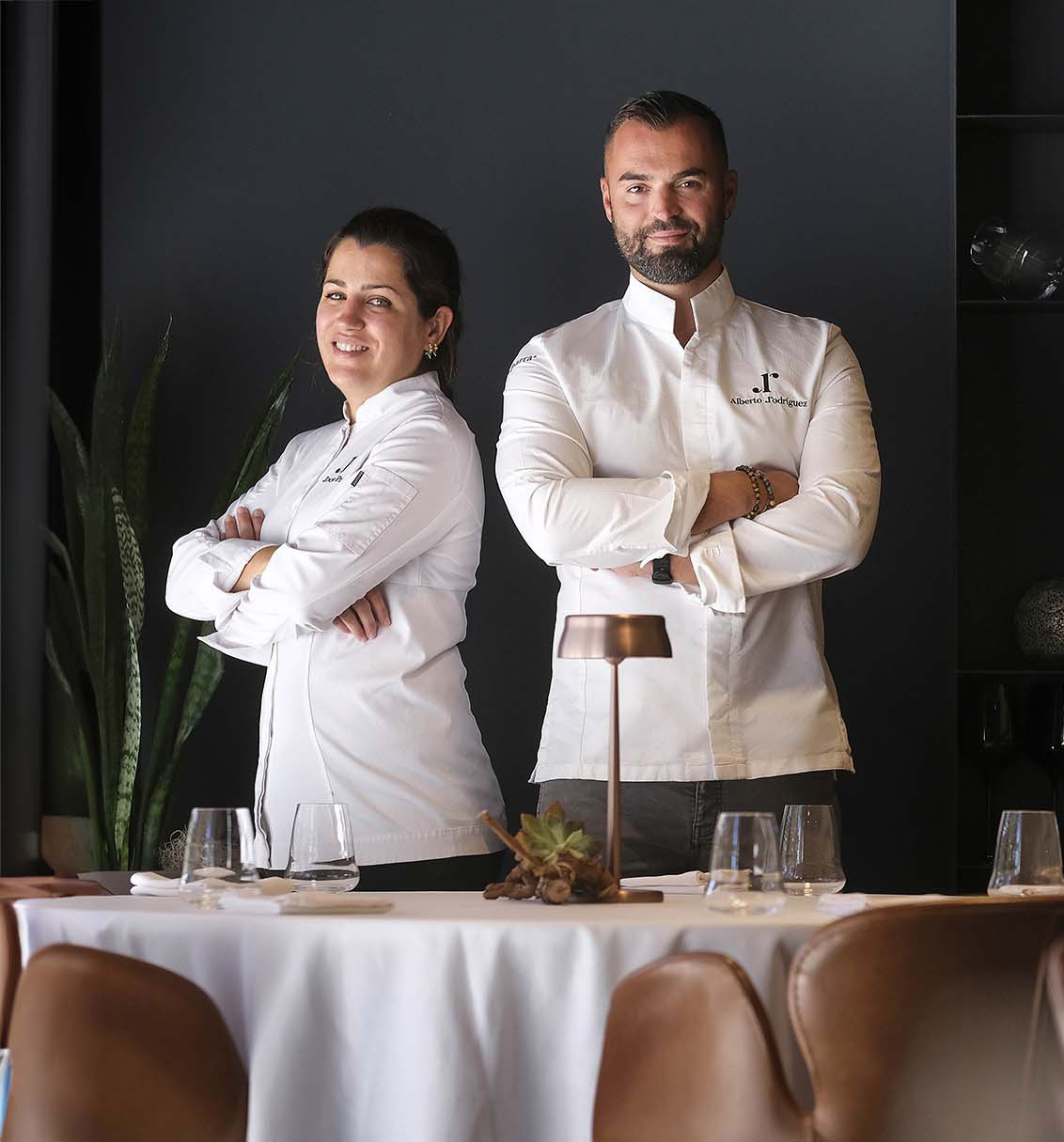 l'équipe du restaurant En La Parra à Salamanque