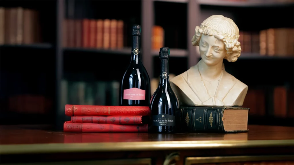 Le Sourire de Reims, cuvées prestiges brut et rosé